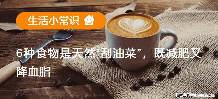 【生活小常识】6种食物是天然“刮油菜”，既减肥又降血脂 - 宿迁生活资讯 - 宿迁28生活网 suqian.28life.net